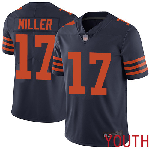 Chicago Bears Limited Navy Blue Youth Anthony Miller Jersey NFL Football #17 Rush Vapor Untouchable->youth nfl jersey->Youth Jersey
